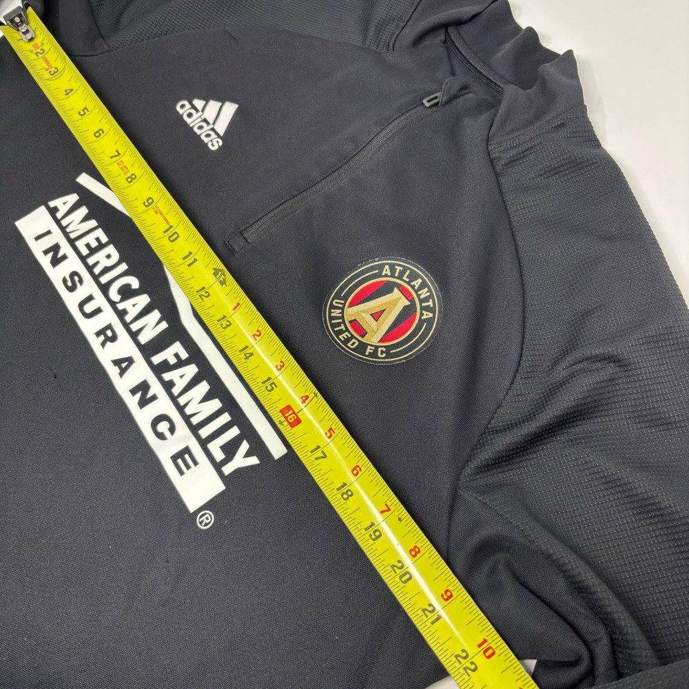 Atlanta United FC Adidas Aeroready Soccer Training Jersey Black Men L FS7116 - Picture 4 of 8